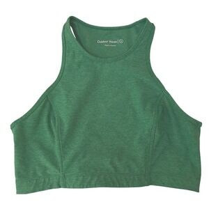 Outdoor Voices Athena Move Free High Neck Sports Bra XL Crop Top Racerback Green